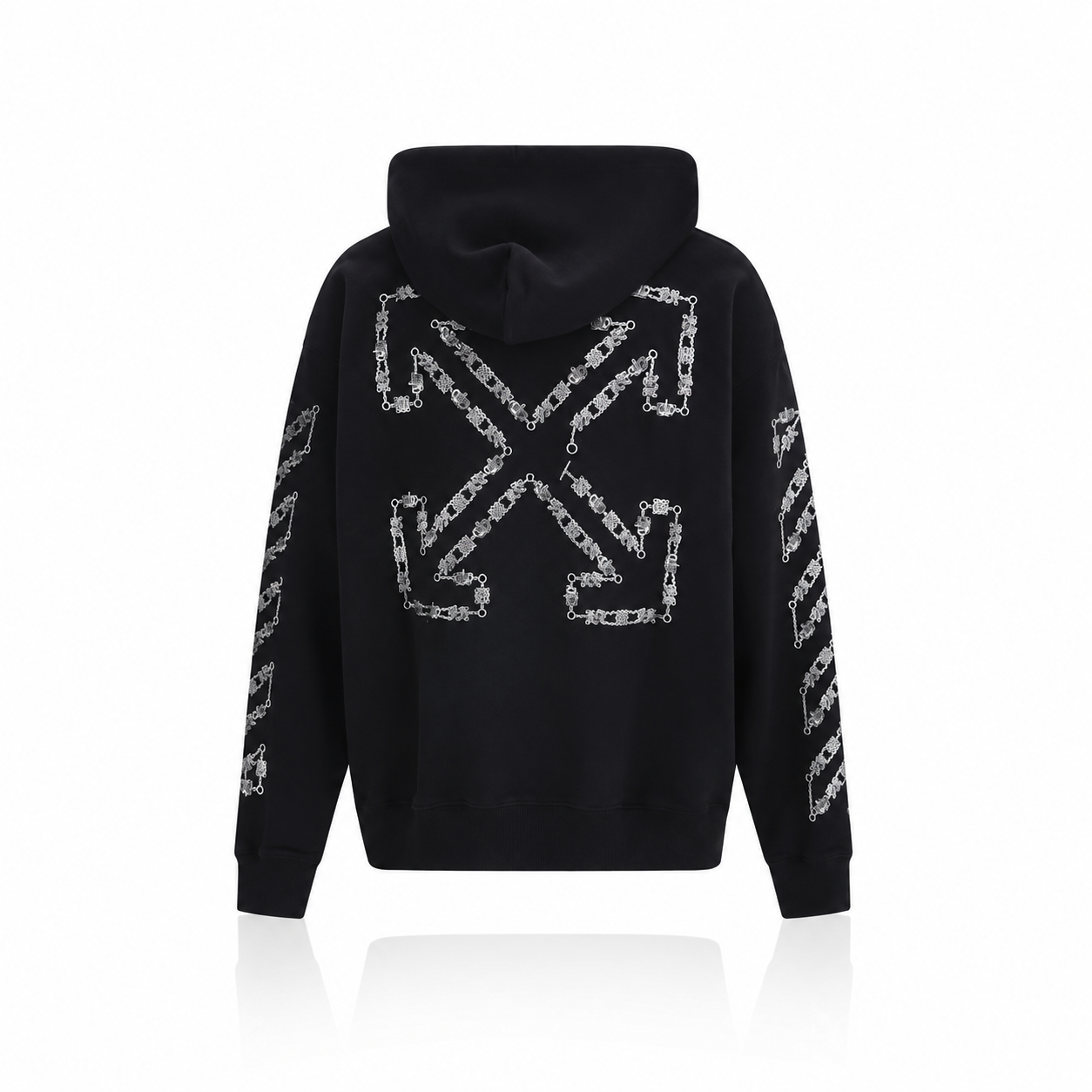 Off-White Chain Araldic Arrow Skate Hoodie