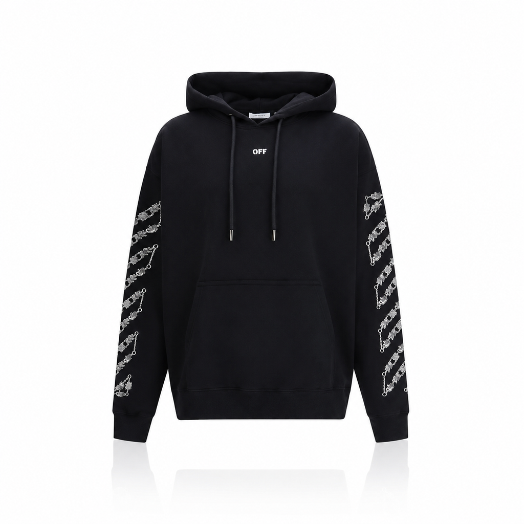 Off-White Chain Araldic Arrow Skate Hoodie
