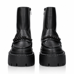 Stivaletti Jimmy Choo Bryer in pelle nera con cristalli