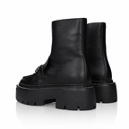 Stivaletti Jimmy Choo Bryer in pelle nera con cristalli