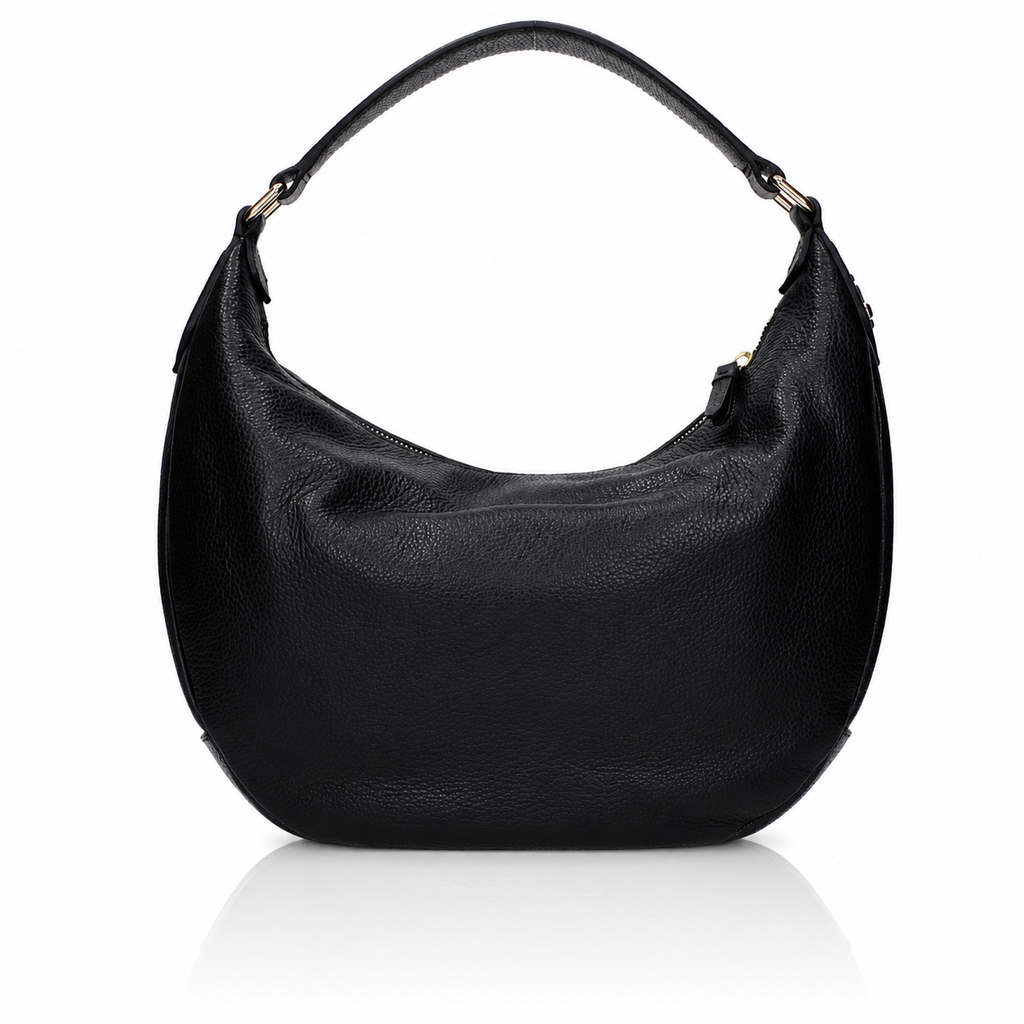 Jimmy Choo Bets Hobo Black Leather Bag
