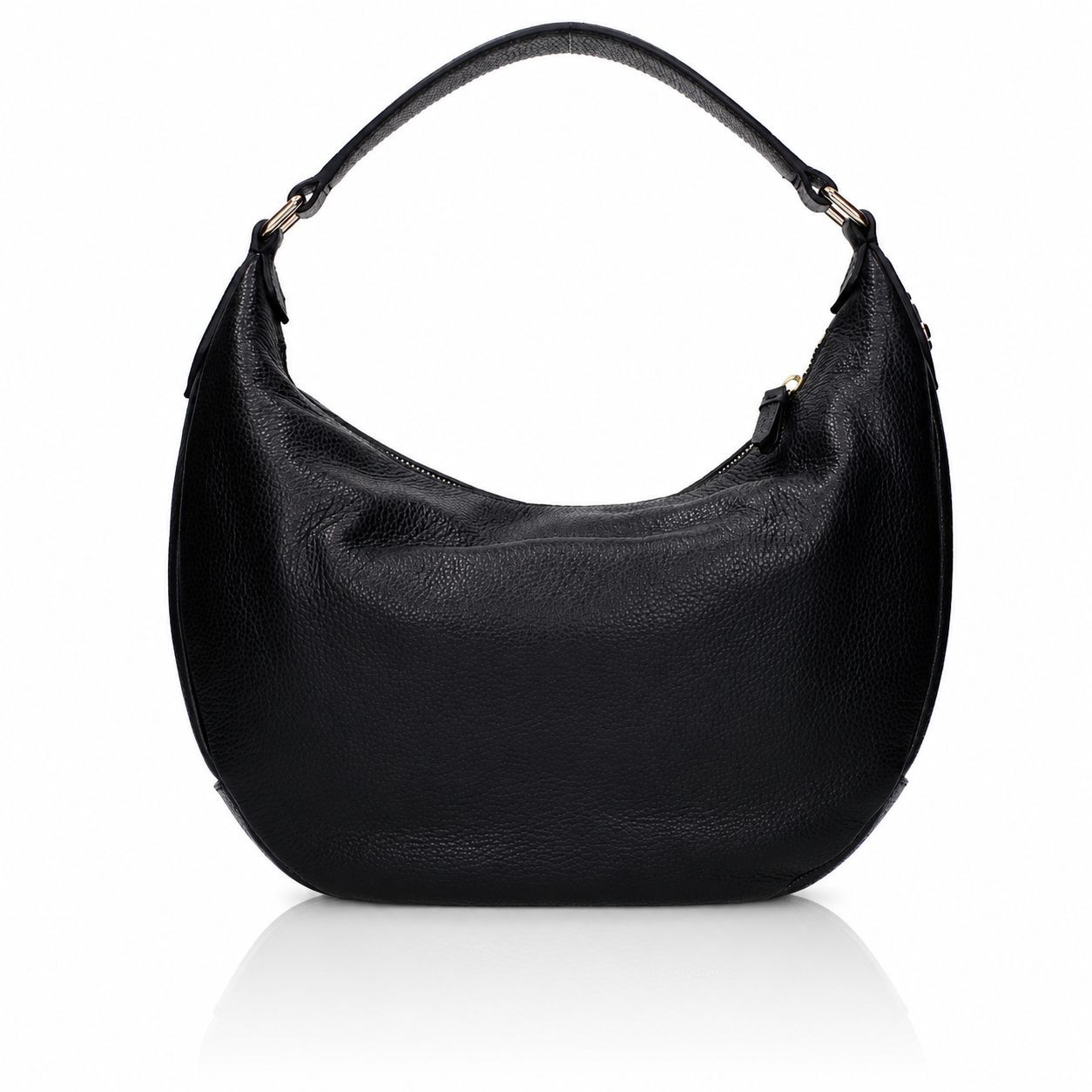 Jimmy Choo Bets Hobo Black Leather Bag