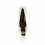Ferragamo Gancini Oxide 70 Block Heel Pumps