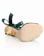 Dolce & Gabbana Keira Tropical Snake Strap Sandal