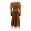 Abito casual Max Mara in poliammide marrone