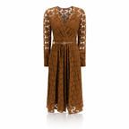 Abito casual Max Mara in poliammide marrone