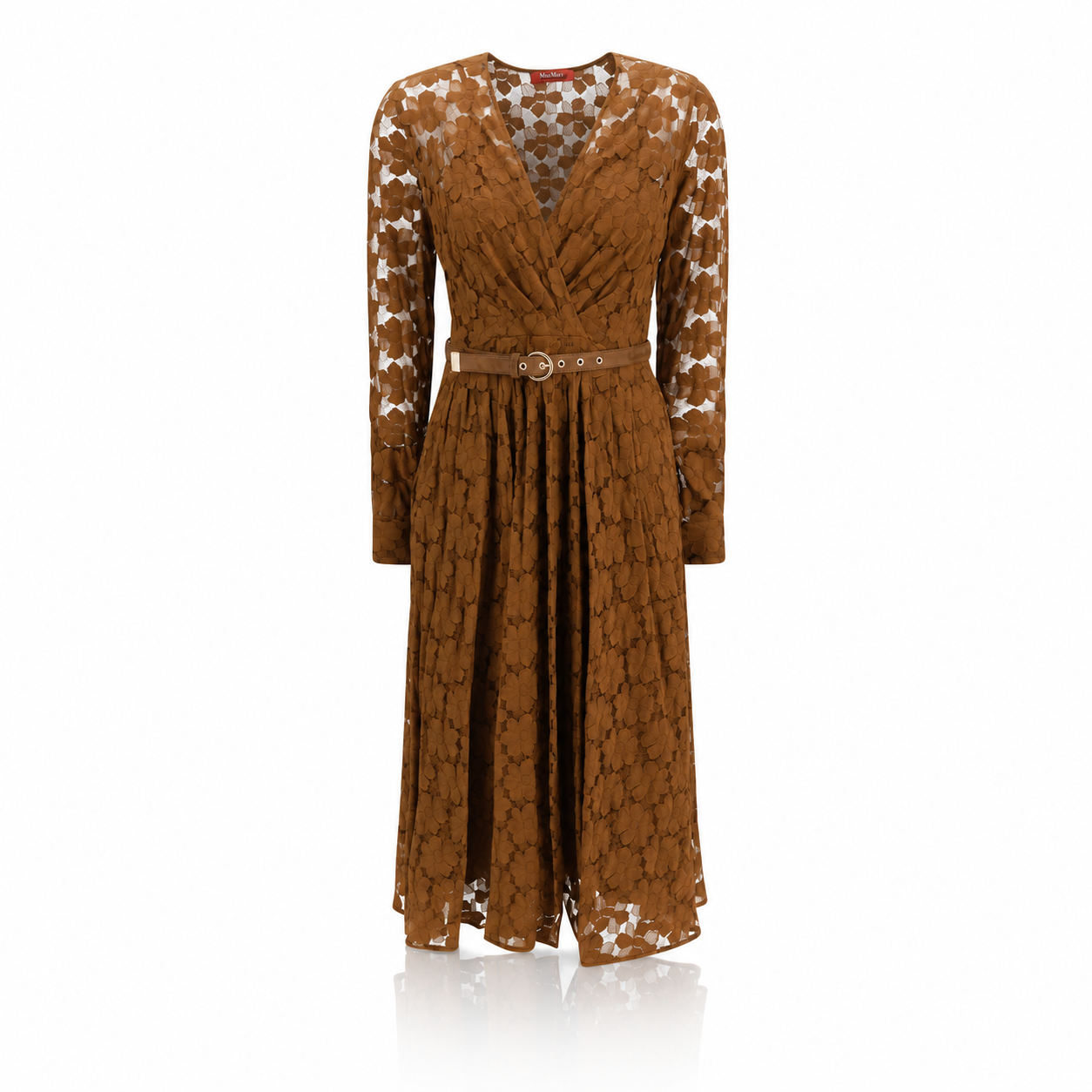 Abito casual Max Mara in poliammide marrone