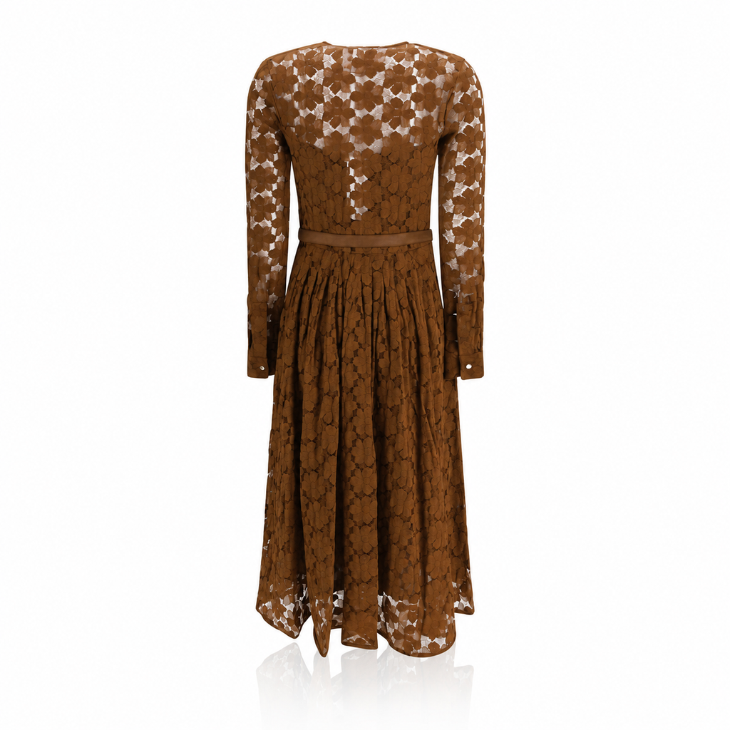 Abito casual Max Mara in poliammide marrone