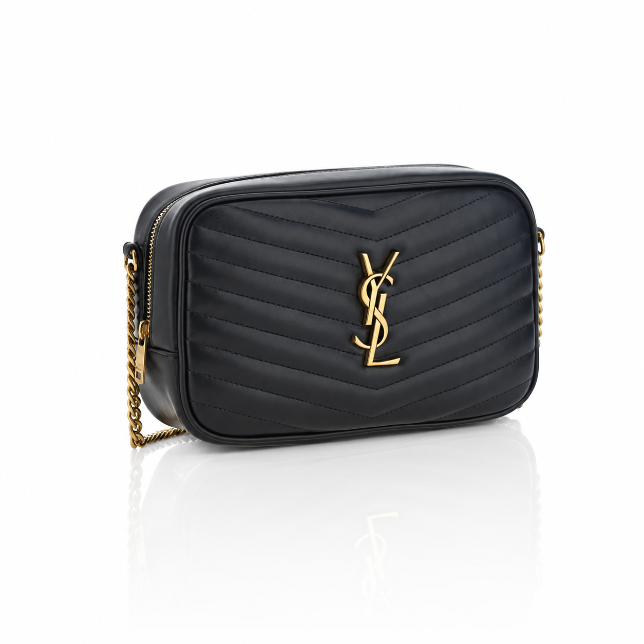 Saint Laurent Mini Lou Matelassé Leather Bag