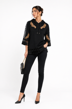 Dolce & Gabbana Tassel Embroidered Hoodie