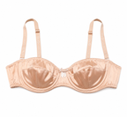 Dolce & Gabbana Satin Balconette Bra Nude Beige