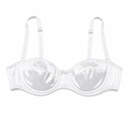 Dolce & Gabbana White Satin Balconette Bra