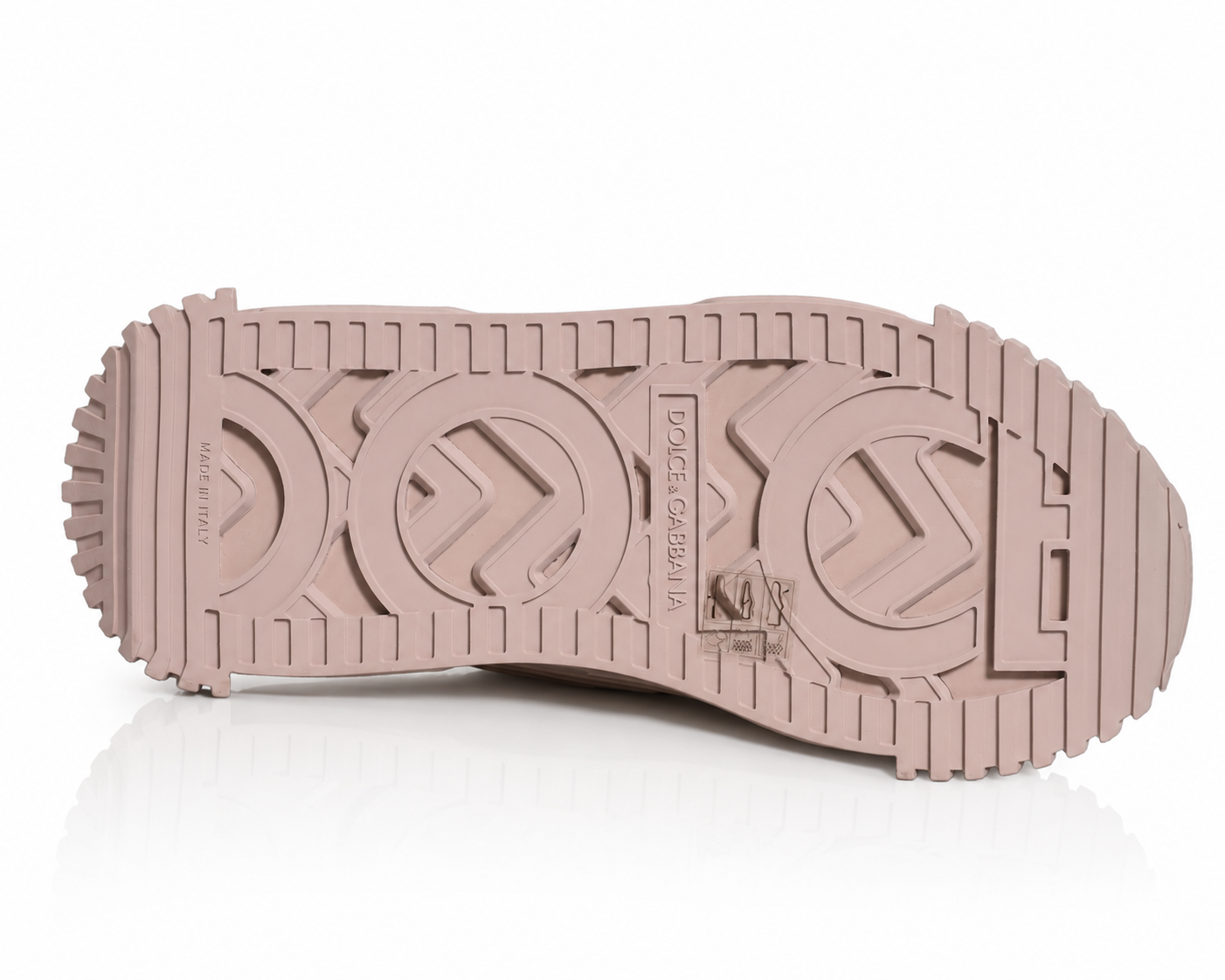 Dolce & Gabbana Pink Lace NS1 Sneakers