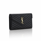 Saint Laurent Cassandre Envelope Leather Shoulder Bag