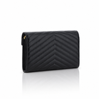 Saint Laurent Cassandre Envelope Leather Shoulder Bag