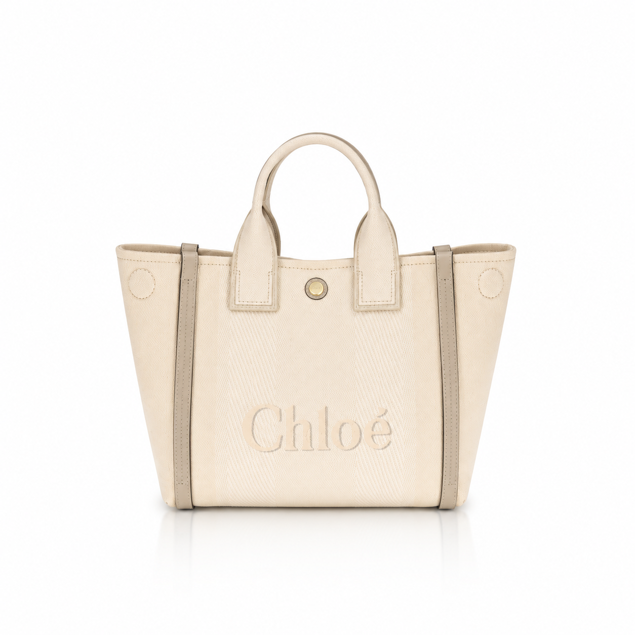 Chloé Carry Small Canvas Tote Bag