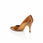 Miu Miu Cognac Leather Pumps