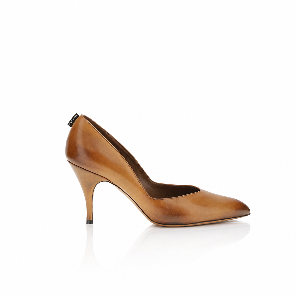 Miu Miu Cognac Leather Pumps