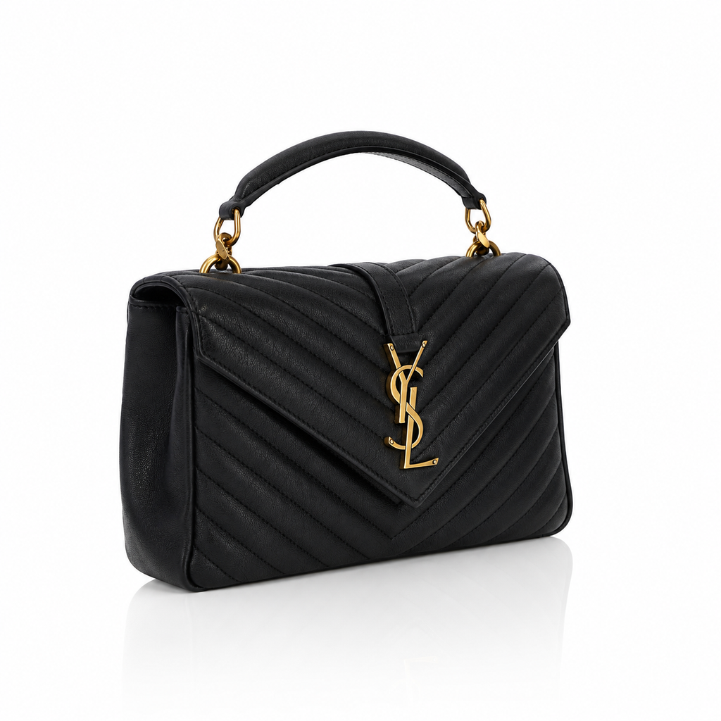 Saint Laurent Collège Quilted Shoulder Bag
