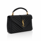 Saint Laurent Collège Quilted Shoulder Bag