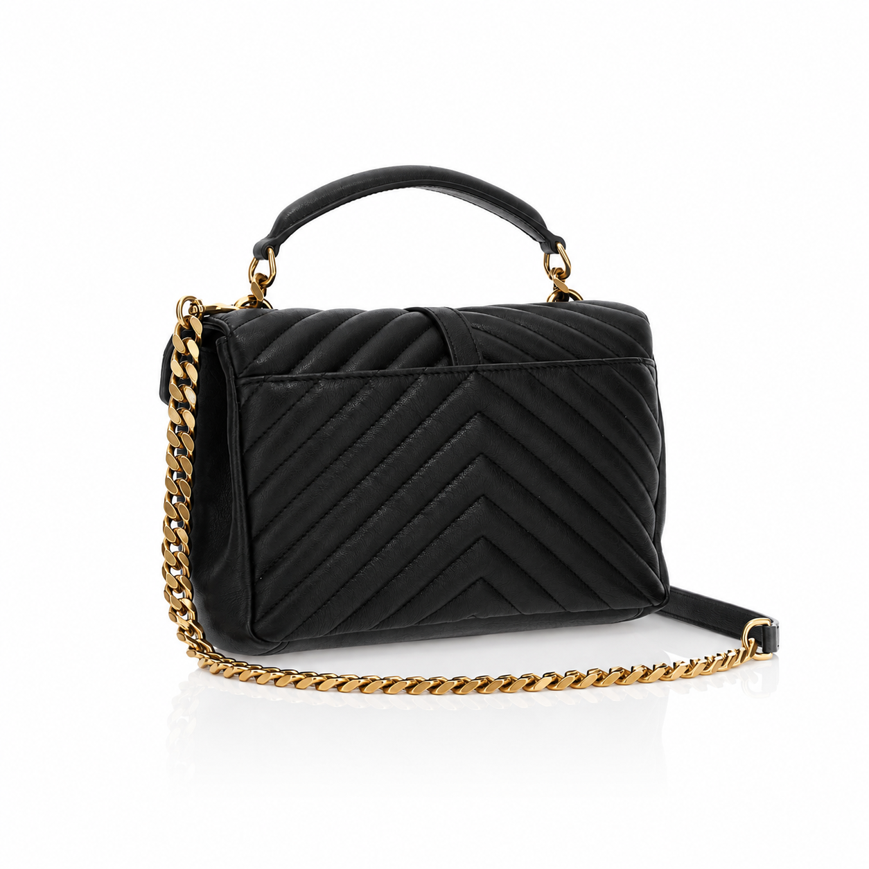 Saint Laurent Collège Quilted Shoulder Bag