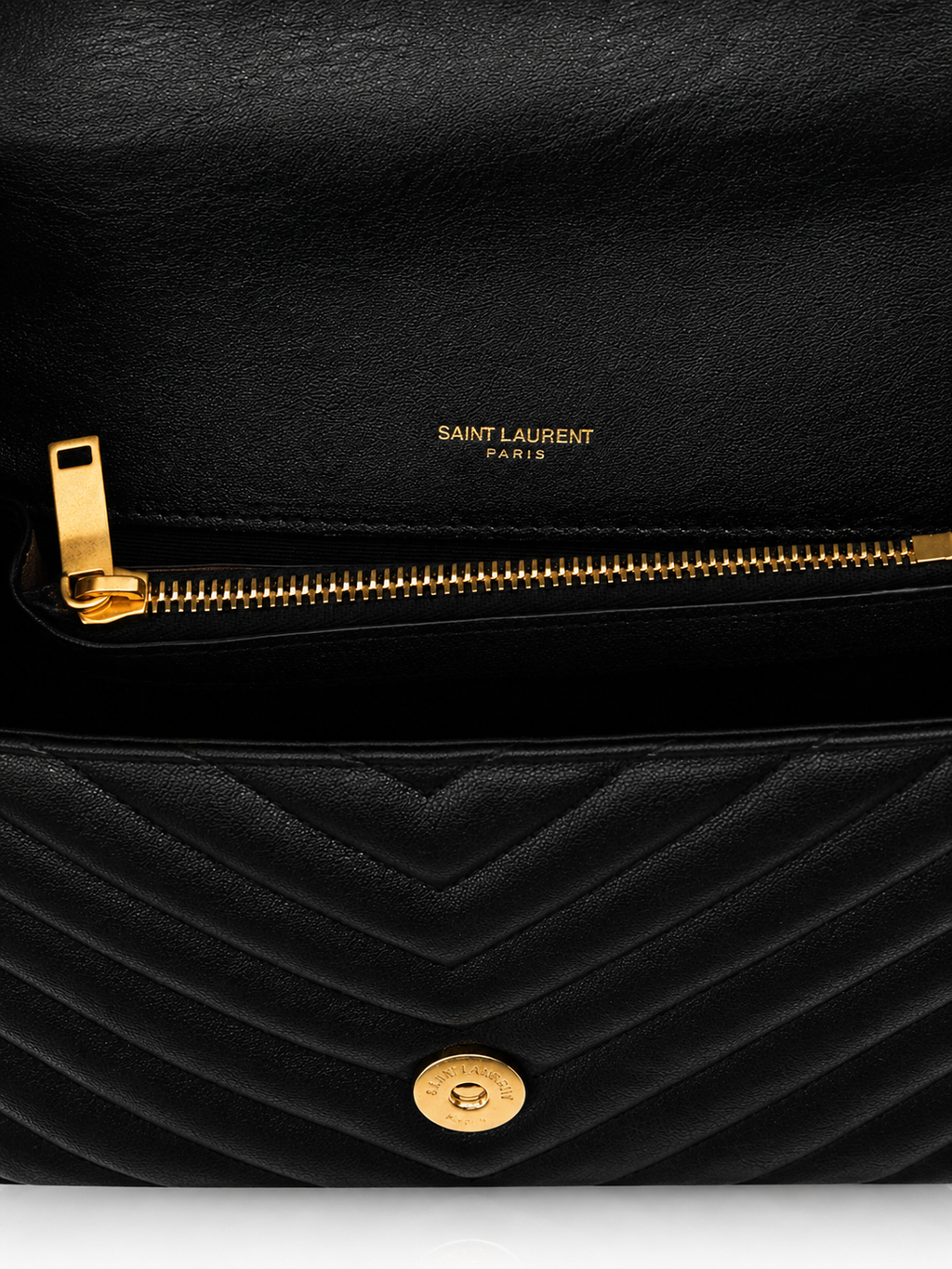 Saint Laurent Collège Quilted Shoulder Bag