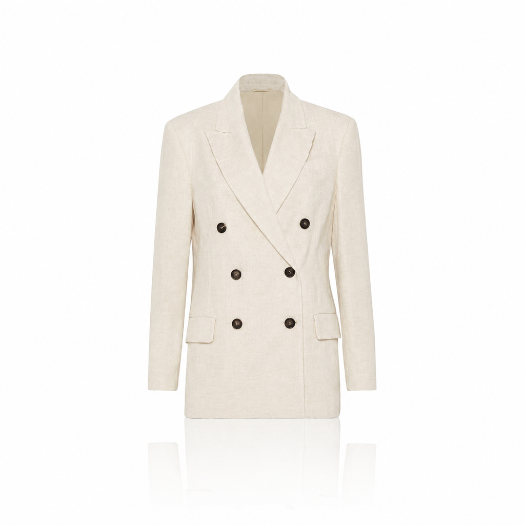 Brunello Cucinelli Corduroy Double-Breasted Blazer