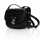 Jimmy Choo Crocodile Embossed Calfskin Bag