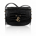 Jimmy Choo Crocodile Embossed Calfskin Bag