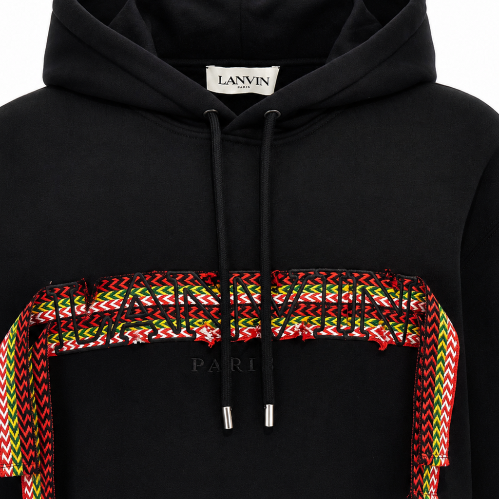 Lanvin Curblace Logo Cotton Hoodie