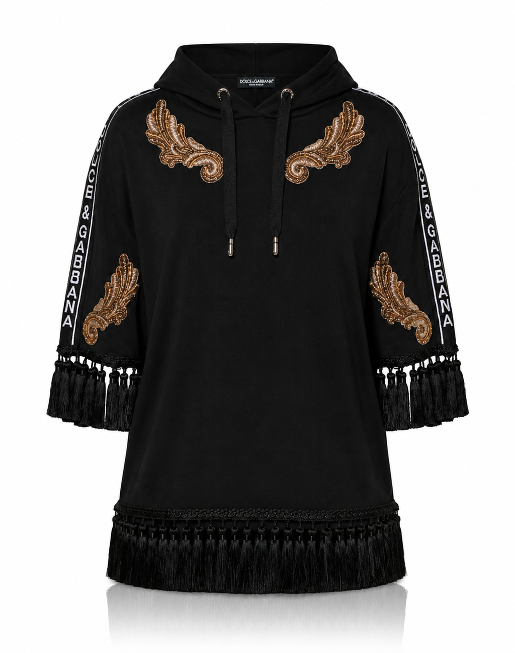 Dolce & Gabbana Tassel Embroidered Hoodie