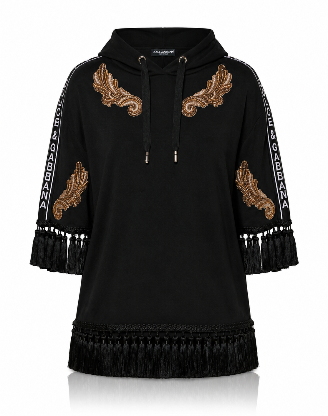 Dolce & Gabbana Tassel Embroidered Hoodie