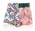 Dolce & Gabbana Majolica Brocade Hot Shorts