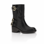 Chloé Dakota 60 Leather Biker Boots