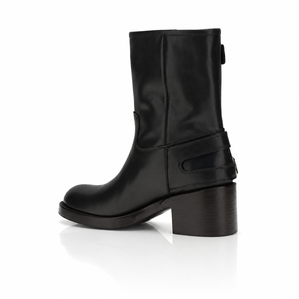 Chloé Dakota 60 Leather Biker Boots