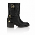 Chloé Dakota 60 Leather Biker Boots
