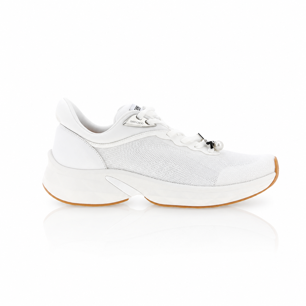 Jimmy Choo Diamond Run F Knit Sneakers