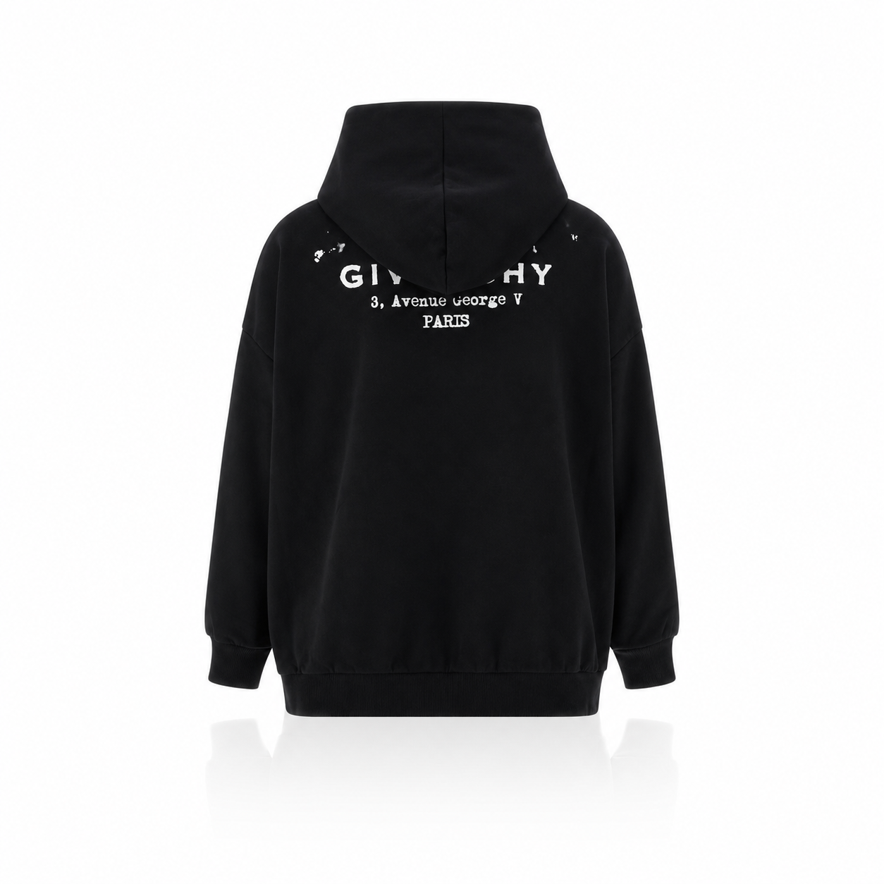 Givenchy Distressed Graphic Hoodie
