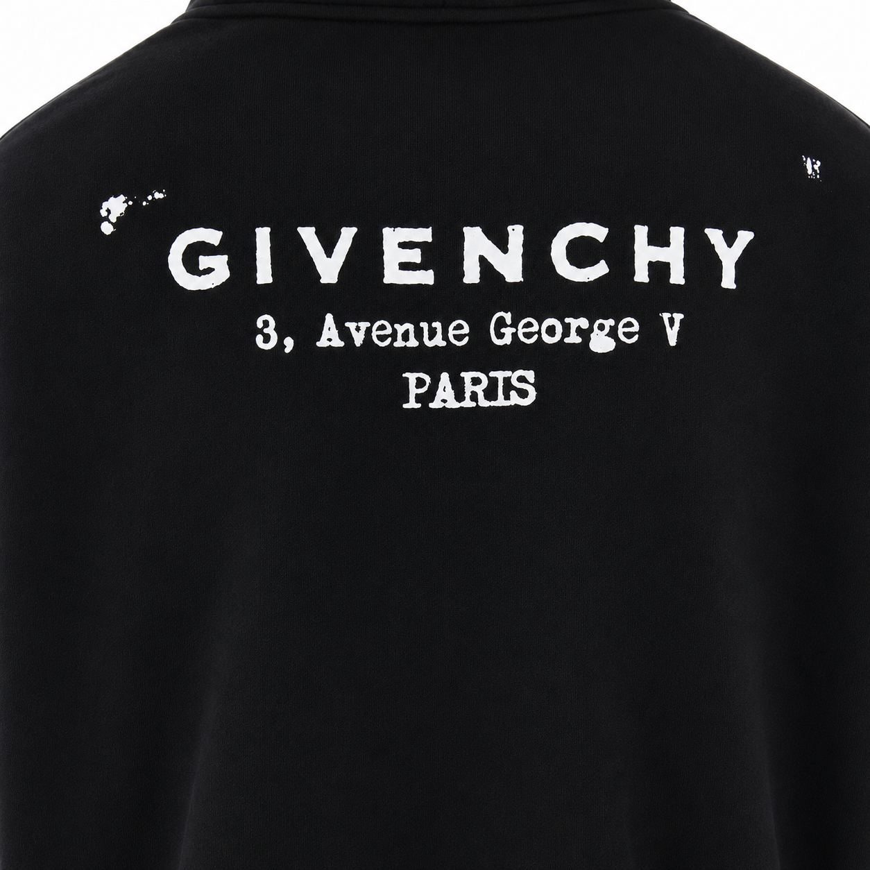 Givenchy Distressed Graphic Hoodie