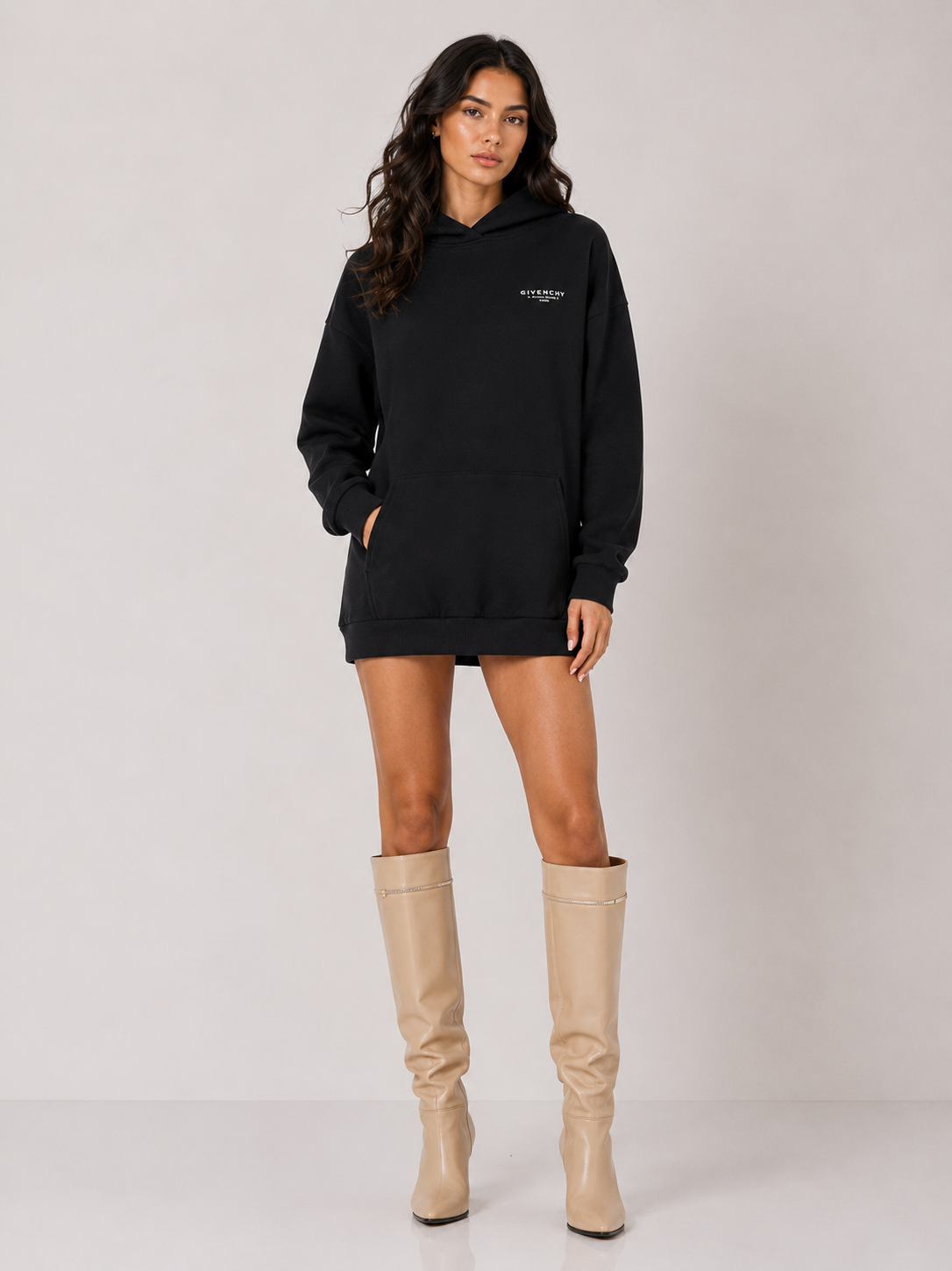 Givenchy Distressed Graphic Hoodie