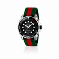 Orologio Sportivo Gucci Dive XL 45mm con Nastro Rosso/Verde