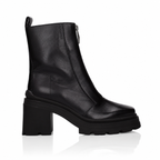 Jimmy Choo Eugenie 80 Black Leather Ankle Boots