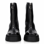 Jimmy Choo Eugenie 80 Black Leather Ankle Boots