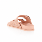 Jimmy Choo Fayence Tweed Pearl Slides