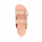 Jimmy Choo Fayence Tweed Pearl Slides
