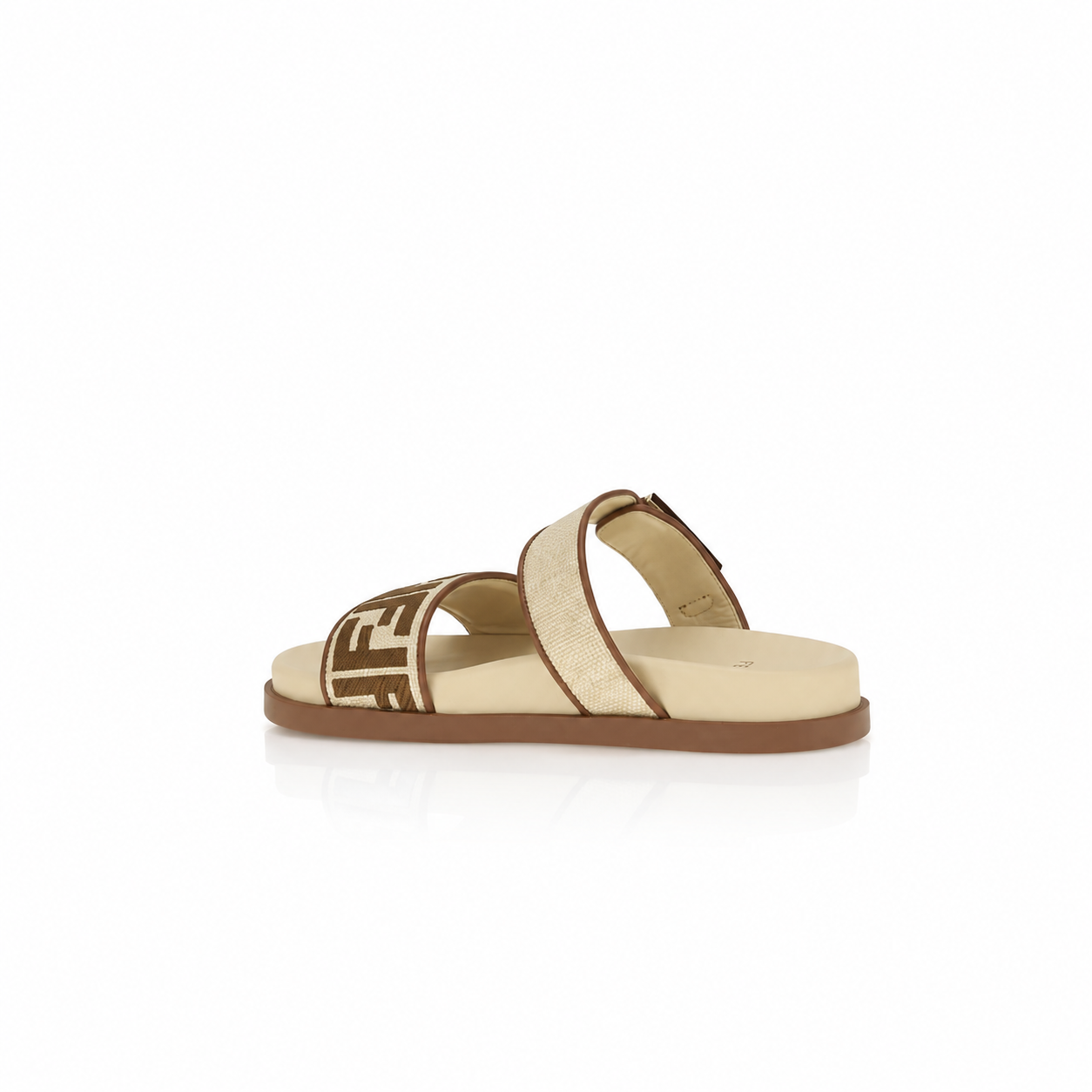 Fendi Feel Raffia Slides