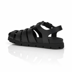 Prada Rubber Fisherman Cage Sandals