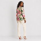 Dolce & Gabbana Floral Silk Double-Breasted Blazer