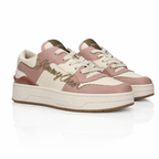 Sneakers Basse Jimmy Choo in Pelle Rosa
