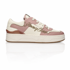 Sneakers Basse Jimmy Choo in Pelle Rosa